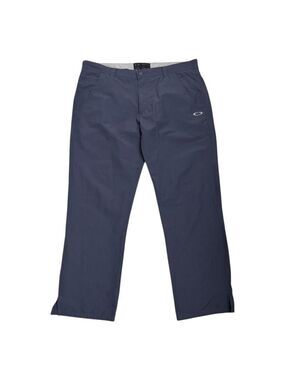 OAKLEY Gray Casual Lightweight Relaxed Designer Pants Mens 40x32